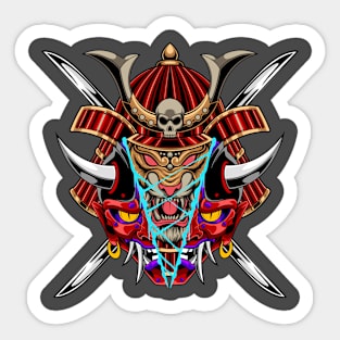 Tiger Samurai v4 01 Sticker